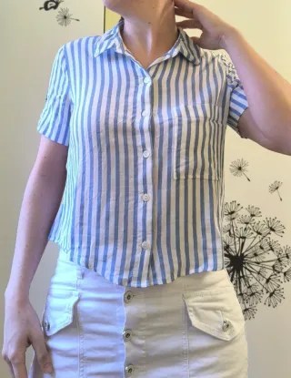 Camisa de raso nueva