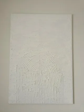 Quadri decorativi con stucco texturizzato