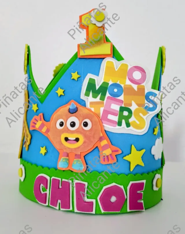 Corona cumpleaños Momonsters