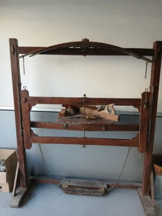 Sierra de carpintero antigua