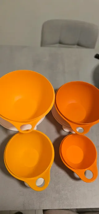 Set 4 ciotole Tupperware