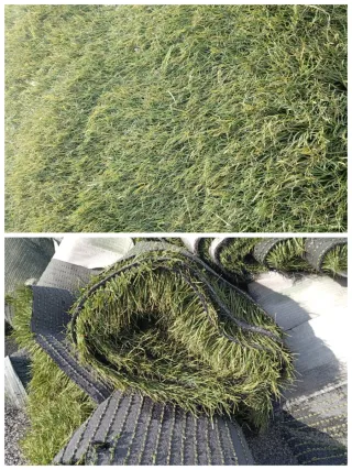 Césped artificial reciclado