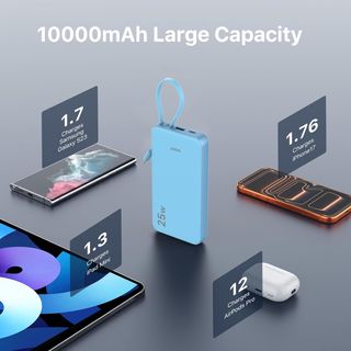 NUEVA Batería Externa 25W 10000mAh Carga Rápida