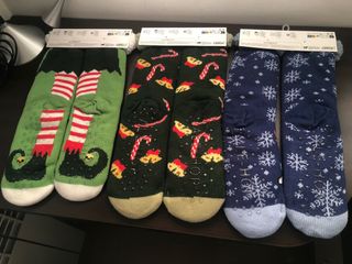 Calcetines Navideños Antideslizantes unisex