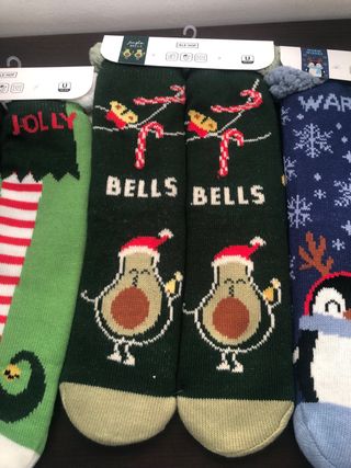 Calcetines Navideños Antideslizantes unisex