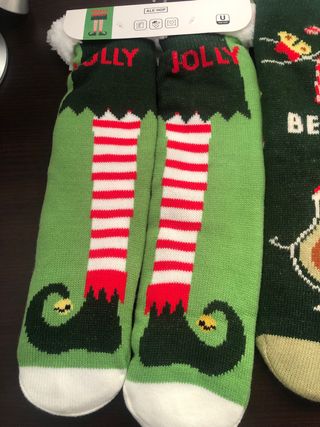 Calcetines Navideños Antideslizantes unisex