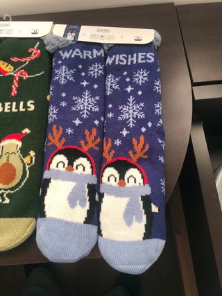 Calcetines Navideños Antideslizantes unisex