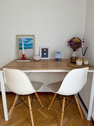 Escritorio Nórdico Madera y Metal