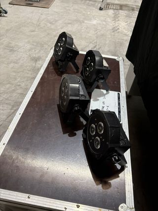 American DJ FlatPar 5PX Luces LED (4 unidades)