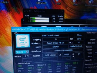 PORTÀTIL HP CORE I5-HDD 250GB-RAM 4GB- LED 15"