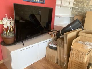 Mueble Mural Comedor TV y Estanterías