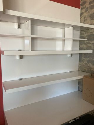 Mueble Mural Comedor TV y Estanterías