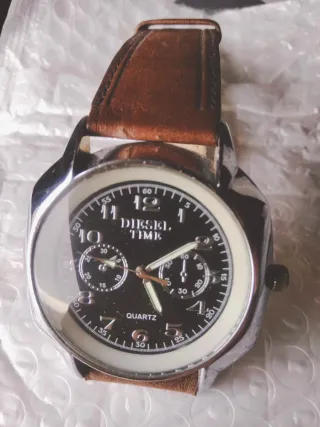 Reloj Diesel Hombre Correa Piel, Cuarzo.