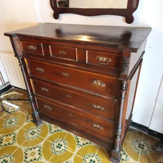 Aparador antiguo diseño francés en. madera S. XIX