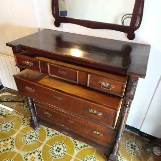 Aparador antiguo diseño francés en. madera S. XIX