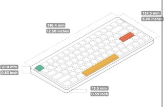 Nuphy Air75 v2 Teclado Mecánico Switches Brown