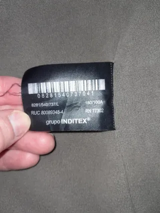 Gabardina Zara Hombre Talla L Verde Oliva