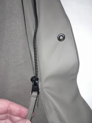 Gabardina Zara Hombre Talla L Verde Oliva