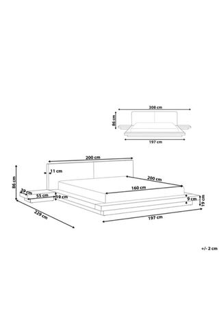 Estructura Cama Madera Estilo Japonés marca ZEN