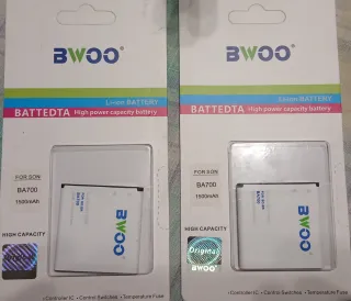 2 Batterie BWOO BA700 Li-ion 1500mAh