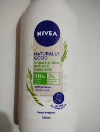 Nivea Naturally Good Crema Corpo 350ml