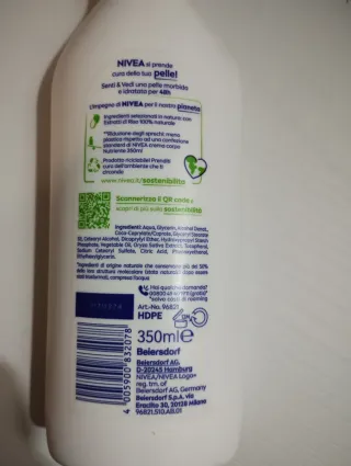Nivea Naturally Good Crema Corpo 350ml