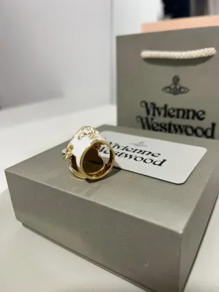 Anillo Vivienne Westwood Oro Blanco