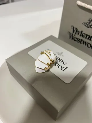 Anillo Vivienne Westwood Oro Blanco