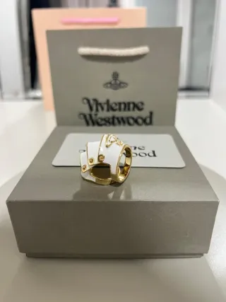 Anillo Vivienne Westwood Oro Blanco
