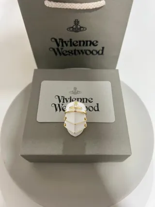 Anillo Vivienne Westwood Oro Blanco