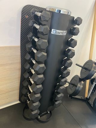 Rack porta manubri a colonna