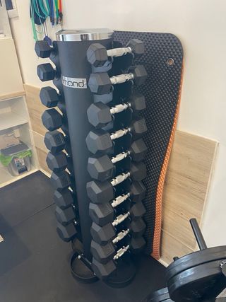 Rack porta manubri a colonna