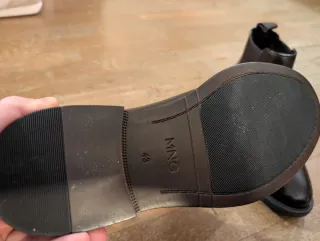 Botines Chelsea Mango Marrones