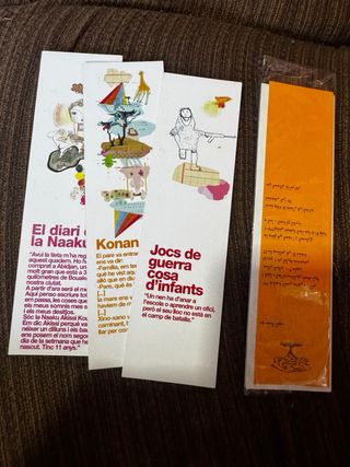 Coleccion de puntos de libros, marcapaginas