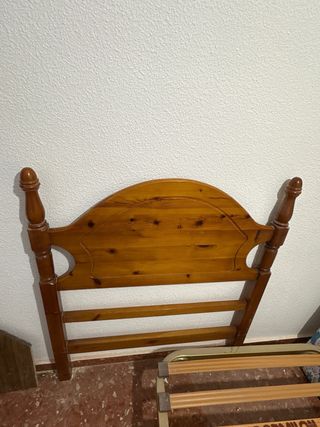 Somier y cabecero Dormilon madera y metal