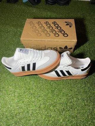 Adidas Samba Blancas Plataforma Nuevas