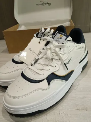 Zapatillas Pepe Jeans Blancas y Azules