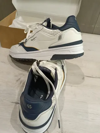 Zapatillas Pepe Jeans Blancas y Azules
