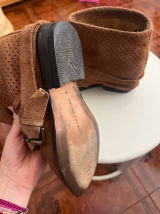 Botines Zara Marrones Talla 36