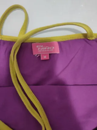 Vestido morado mujer tirantes
