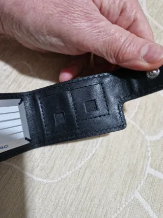 Portachiavi Piquadro doppio con porta targhetta