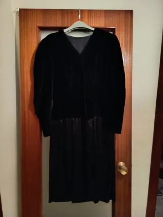 Vestido Terciopelo Negro