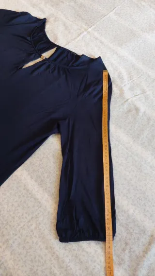 Camiseta manga larga azul