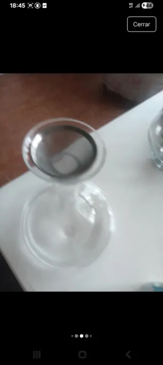 Decantador de cristal para vino