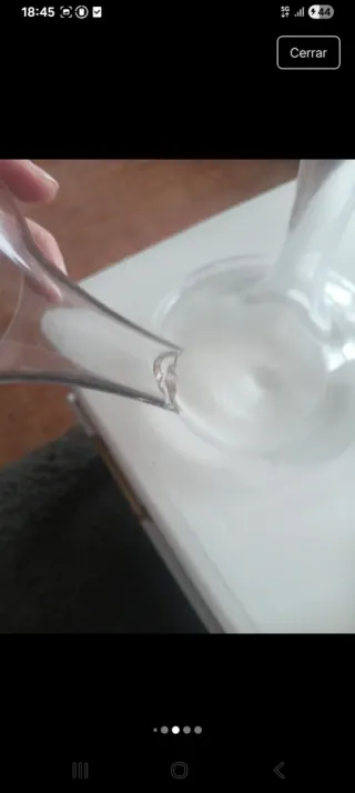 Decantador de cristal para vino