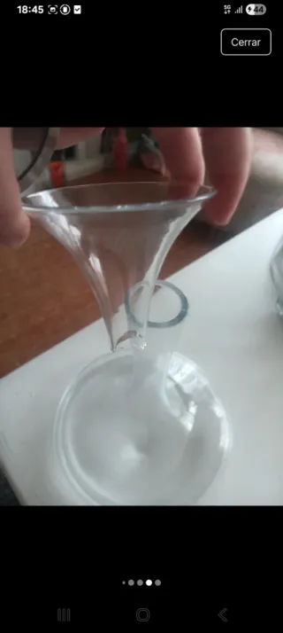 Decantador de cristal para vino