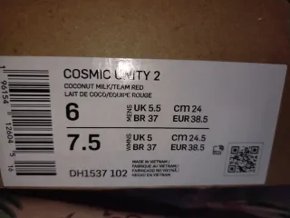 Nike Cosmic Unity 2 Rojo/Blanco