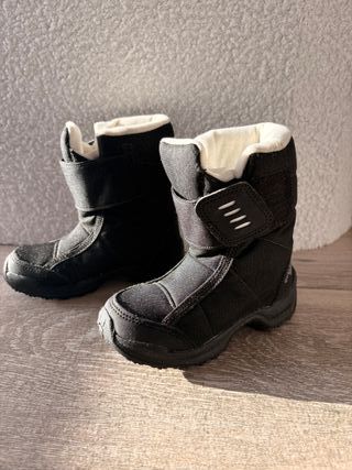 Botas de nieve para niños negras