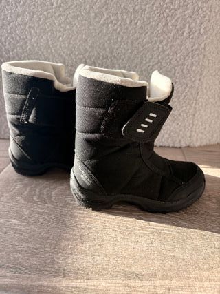 Botas de nieve para niños negras