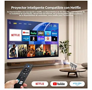 Proyector UHD/FHD Netflix Oficial. A estrenar